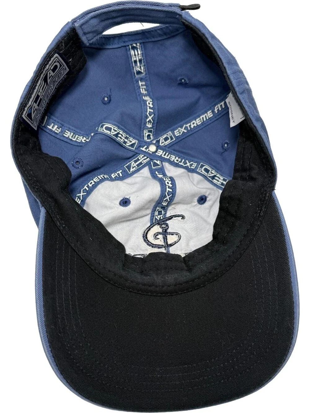 Disney Golf Hat Ahead Extreme Fit Blue Adjustable Strapback Cap Mens 1 Size